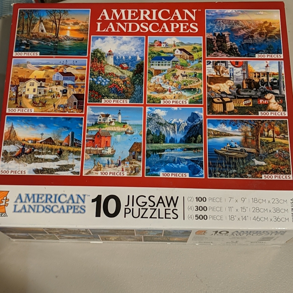American Landscapes 10 puzzle collection